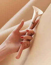 Розкішний вібромасажер Zalo - Calla Blossom Pink, двосторонній, 2 мотори - мініатюра 11