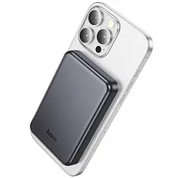 Портативний ЗП Power Bank Hoco J160 Original з БЗП 5000 mAh Metal gray - мініатюра 4