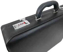 Дипломат чоловічий Portfolio 44х33х10 см Чорний (D17601) - мініатюра 6