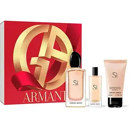 Набір Giorgio Armani Si 100 мл парфумована вода, 50 мл лосьйон для тіла, 15 мл міні