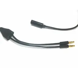 Кабель мультимедійний 3.5mm F to 2x3.5mm M 1.5m PowerPlant (DV00DV4057) - мініатюра 2