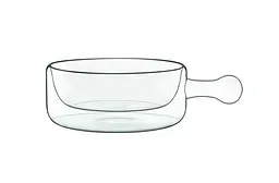 Ємність з ручкою Thermic Glass 250 мл A11640G4102AA01 LUIGI BORMIOLI