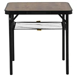 Складний стіл Bo-Camp Garland 60x45 cm Black/Wood look (1404195) - мініатюра 2