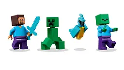 Конструктор LEGO Minecraft Будинок з вибухівки в джунглях 287 деталей (21275) - мініатюра 11