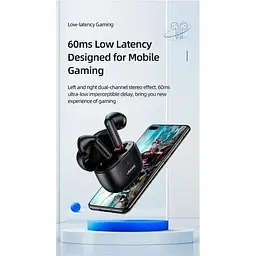 Навушники бездротові Usams TWS NX10 Bluetooth BT5.2 чорні - мініатюра 8