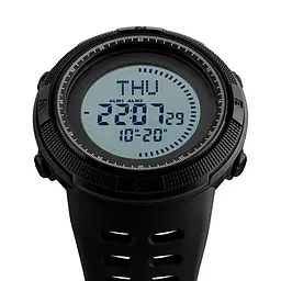 Годинник чоловічий спортивний з компасом Skmei 1254 Compass (Чорний) - мініатюра 7