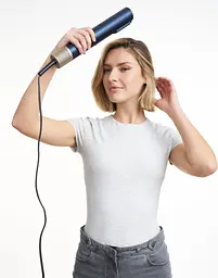 Стайлер BaByliss Air Wand, 1600Вт, темп.режимов-3, подвійна іонізація, 2 насадки, синій - мініатюра 8