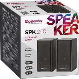 Акустична система DEFENDER SPK-240 black - мініатюра 6