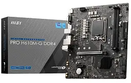 Материнська плата MSI PRO H610M-G (PRO H610M-G) (Socket 1700, Intel H610, Micro-ATX) - мініатюра 4