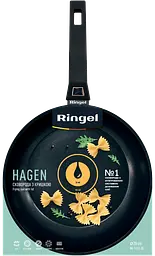 Сковорода Ringel Hagen 28 см з кришкою антипригарне покриття ㅤ ㅤ