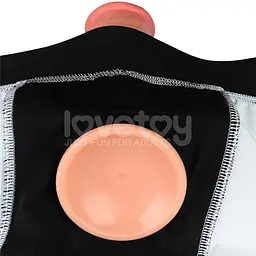 Трусики для страпона Lovetoy Chic Strap-On Shorts, 32-35 (чорний) - мініатюра 11