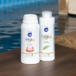Хімія без хлору для басейну, СПА, джакузі та чанів Oxy SPA, комплекс для знезараження 2 × 400 мл - мініатюра 2