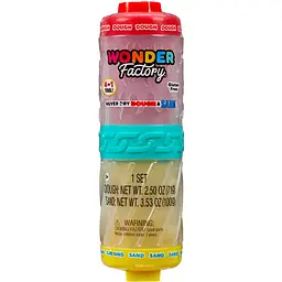 Набір для ліплення Wonder factory Яскравий старт Маса для ліпленні і пісок в асортименті 2 в 1 (595304)