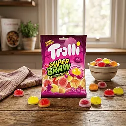 Жувальні цукерки Trolli Super Brain 150г - мініатюра 5
