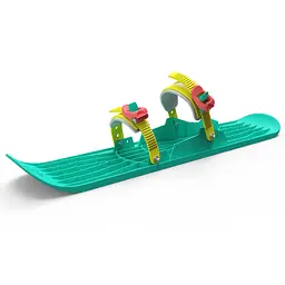 Санки-лижа Plastkon OneFoot Miniski блакитна (49651) - мініатюра 2