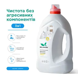 Засіб для миття туалету DeLaMark з ароматом лимона 4 л (4820152332066)