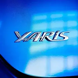 YARIS емблема напис для Toyota Хром (Завод) - мініатюра 4