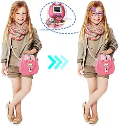 Дитячий косметичний набір Kids Pretend Toy Bag сумка для макіяжу з дзеркалом ∙ Ігровий набір Kids Pretend Toy Bag для дівчат - мініатюра 4
