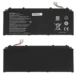 Акумулятор Acer AP15O5L (БЕЗ ВУШОК) (Aspire S5-371, Chromebook R13 CB5-312T) 11.1V 4350 mAh Black