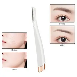 Жіночий тример для обличчя та брів Flawless Dermaplane з насадками та підсвіткою - мініатюра 2