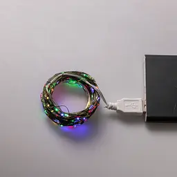 Гірлянда Роса нитка 200 LED довжина 20 м від USB зелена, мультиколор GarlandoPro USB200L20MGML - мініатюра 29