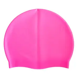 Шапочка для плавання Silicone Swim Cap, силіконова, рожевого кольору, 22×19.5 см - мініатюра 3