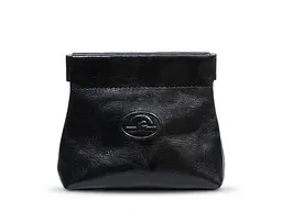 Жіноча монетниця із натуральної шкіри Italico 1615 nero Чорна 10x9 см TONY PEROTTI acs0032552