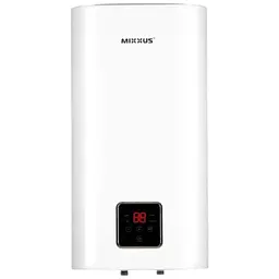 Водонагрівач Mixxus EWH-13080 CUBE WET(V) 80 л, 2 кВт, мокрий ТЕН, вертикальний, квадратний, білий (WH0612)