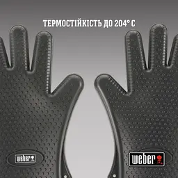 Рукавички Weber для гриля силіконові чорні (7017) - мініатюра 3
