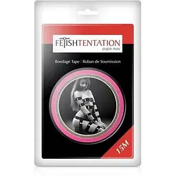 Скотч для бондажа Fetish Tentation Fuchsia (15м) - мініатюра 2