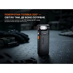 Ліхтар ручний Fenix SW06R, чорний - мініатюра 20
