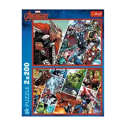Пазл Trefl The Avengers Захисники світу 2х 200 елементів (5900511133189) - мініатюра 4
