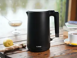 Електрочайник Lund 1.5 л чорний 2200 Вт (68206) - мініатюра 8