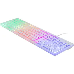 Клавіатура Vinga KB410 White [128775] - мініатюра 3