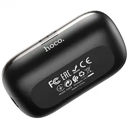 Bluetooth стерео гарнітура Hoco ES52 з кейсом (Чорна) - мініатюра 3
