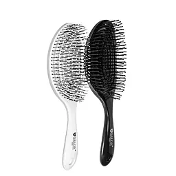 Щітка для волосся масажна продувна Salon Professional 18200 SL, чорна - мініатюра 3