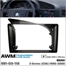 Перехідна рамка BMW 3 Series (E36) AWM 981-03-118 - мініатюра 6
