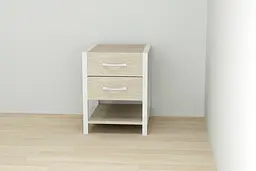 Тумба універсальна Ferrum-decor Вів'єн 2/1 50x41x40 білий ДСП Дуб Сонома 16мм (FRD-104178)
