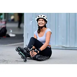Ролики Rollerblade Zetrablade W 2024 245 Чорний-Блакитний - мініатюра 8