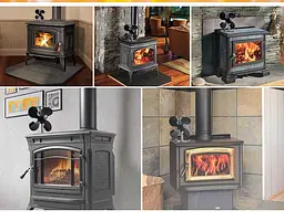 Вентилятор для печей і топок на тепловії енергії Eco fan Mini stove - мініатюра 3