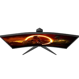 Монітор AOC TFT 27`C27G2Z3/BK, VA, 280Гц, 0,5ms, вигнутий, HDMIx2, DP, HAS, чорний з червоним - мініатюра 8