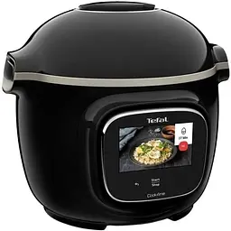 Мультиварка скороварка Tefal Cook4me Touch 1600Вт 6л сенсорне керування 13 програм чорний