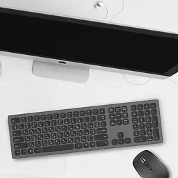 Клавіатура OfficePro SK1550 Wireless Black (SK1550B) - мініатюра 12