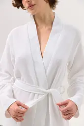 Халат-кімоно Lotus Home - Enika білий S/M - мініатюра 4