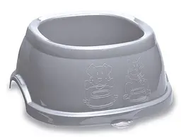 Stefanplast (Стефанпласт) Break 5 - Миска пластикова з протиковзним покриттям для собак і котів 3 л (сірий) - мініатюра 2