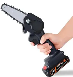 Ланцюгова пила акумуляторна Chainsaw акумулятор 24V - мініатюра 4