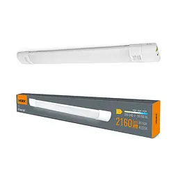 LED світильник лінійний магістральний Videx BN02, 18W 0.6м 4000K-5000K-6500K білий (29298-000)