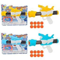 Іграшковий бластер Battle Shark з м'якими кульками у вигляді акули (KY01-10) в асортименті