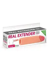 Насадка на член Real Body Real Extender Hardy з відкритою головкою - мініатюра 3
