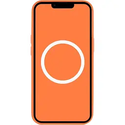Чохол Silicone Case with Button, Animation & MagSafe для Apple iPhone 17 Orange AAA [172566] - мініатюра 3